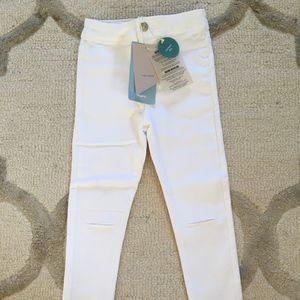 Zara Kids White Jeggings NWT size 5